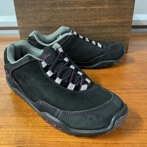 Kuru Women Chicane Black Suede Mesh Outdoor Trail Hiking Shoe Size 9